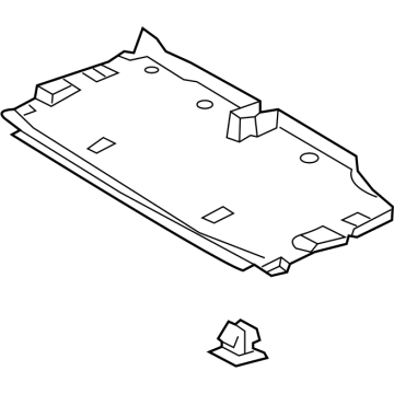 Lexus 53289-53041 Cover, Radiator Support Opening
