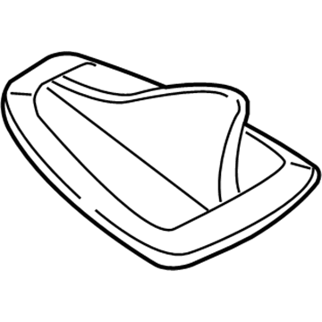Nissan 28228-9BK0A Cover Antenna Base Primer