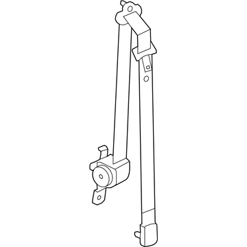 Mopar ZV701X9AE Rear Seat Belt