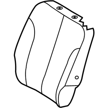 Kia 893604D113AGU Rear Seat Back Covering Assembly