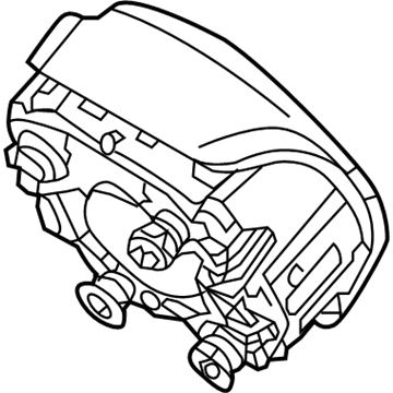 Hyundai 80100-K4500-TRY Module Assembly-STRG Wheel Air Bag