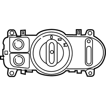 BMW 61-31-5-A25-470 CONTROL ELEMENT LIGHT