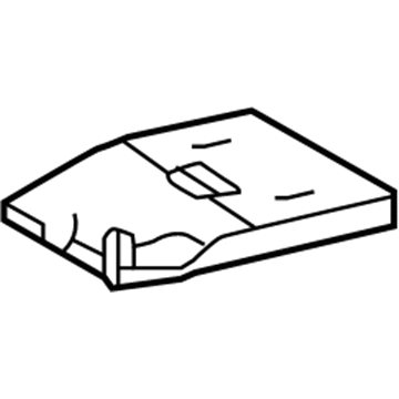 Hyundai 97365-B8100 Duct-Rear Heating Rear, RH