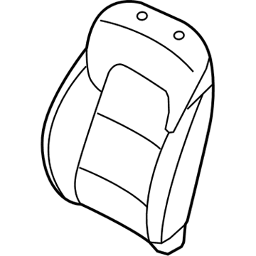 Kia 88460D9050BGK Front Back Covering Assembly Right