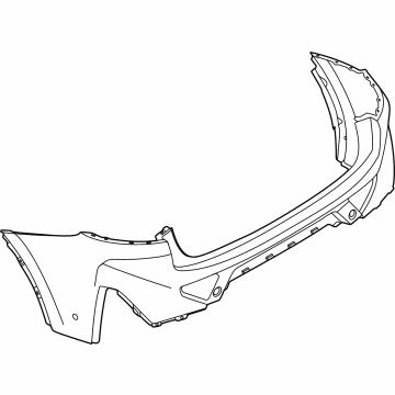 BMW 51-12-5-A40-FE0 BUMPER TRIM PANEL, REAR, TOP