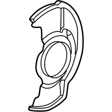 Honda 45255-SS0-G00 Splash Guard, Front Brake (15")