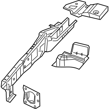 Mopar 5109238AM Rail-Front Right