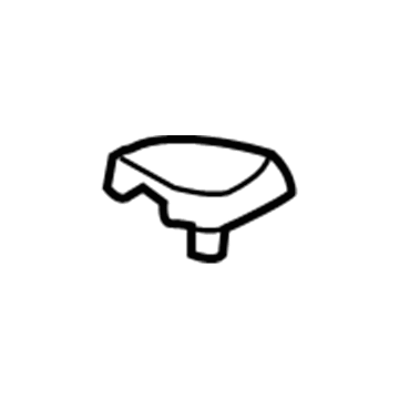 Honda 84503-S5A-000ZB Cap, Center ELR *NH361L* (RR. Tray) (CF GRAY)