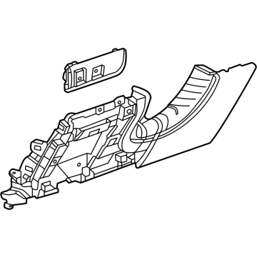 GM 42838165 BOLSTER ASM-I/P KNEE *JET BLACK