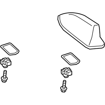 Toyota 86077-47010-A0 Antenna Assembly Covering