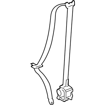 Toyota 73220-AC030-B2 Belt & Retractor