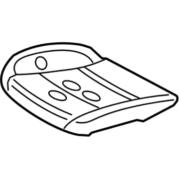 BMW 52-10-7-310-126 Foam Section, Comfort Seat, A/C, Active