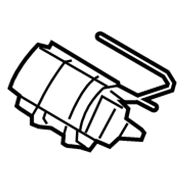 BMW 52-10-7-313-641 Lumbar Support With Pump