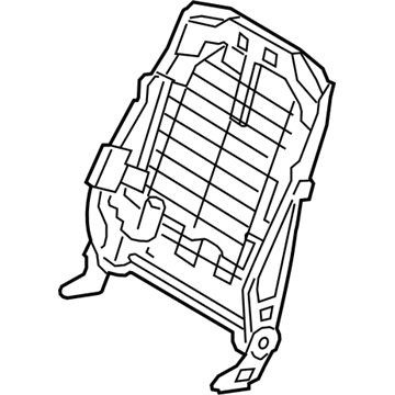 BMW 52-10-7-329-919 Backrest Frame, Comfort Seat