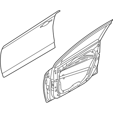 Hyundai 76003-F2000 Panel Assembly-Front Door, LH