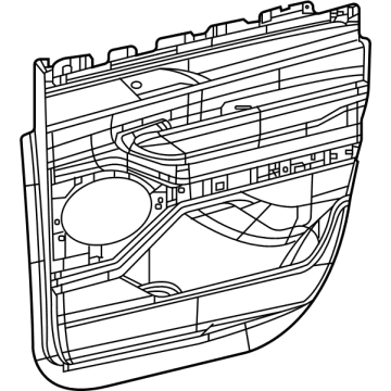 Mopar 7KS90SD4AA PANEL-REAR DOOR TRIM