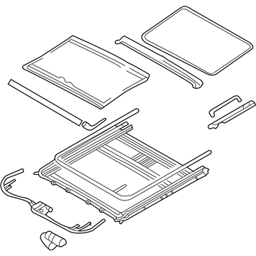 Hyundai 81600-4D010-QW Sunroof Assembly