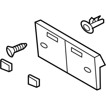 Nissan 96210-ZL00B Bracket-Licence Plate