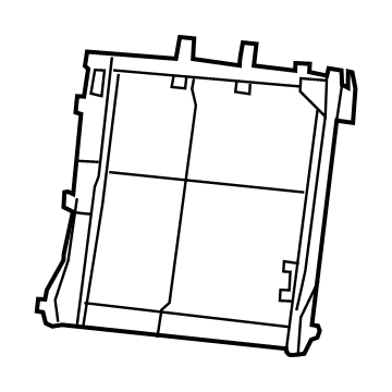 Mopar 68339479AC FRAME-REAR SEAT BACK 40%