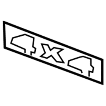Mopar 55077299AA Nameplate