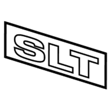 Mopar 55077326AB NAMEPLATE-SLT