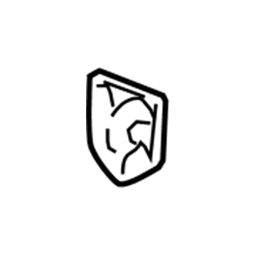 Mopar 55077718AA NAMEPLATE-MEDALLION
