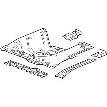 GM 94517376 Rear Floor Pan