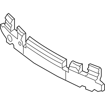 Hyundai 86620-3N700 Absorber-Rear Bumper Energy