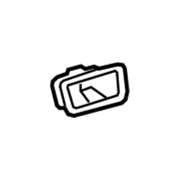Lexus 72598-0E010-A0 Bezel, Reclining Remote Control, LH