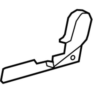 Lexus 71826-0E020-A0 Moulding, Rear Seat Cushion, LH