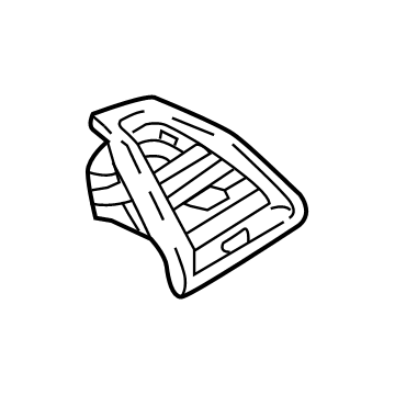 BMW 64-22-9-871-599 FRESH-AIR VENT, DRIVER'S SID