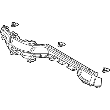 Acura 77221-TGV-A02ZA Garnish, Passenger (Deep Black)
