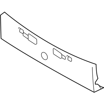 Toyota SU003-09902 License Bracket