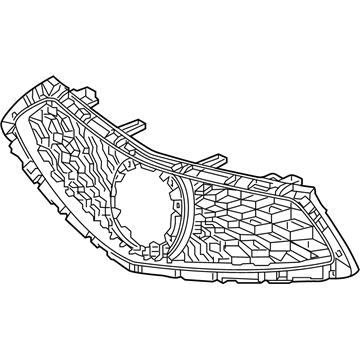 Acura 71121-TJB-A20 BASE, FR. GRILLE
