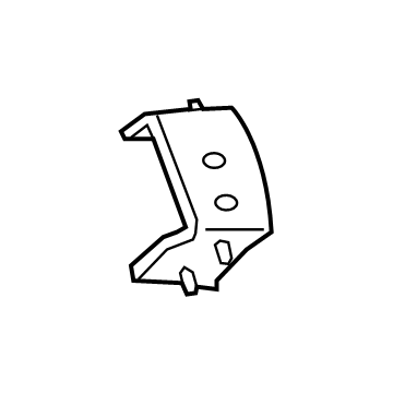 BMW 41-00-7-437-599 Reinforcement Plate, C-Pillar, Left