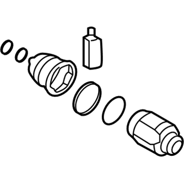 Hyundai 49582-C2400-SJ JOINT KIT-FR AXLE DIFF SIDE, LH