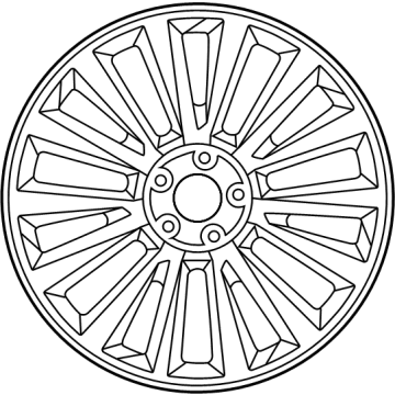Hyundai 52910-S8330 Wheel Rim Md 96500 Aka 70972