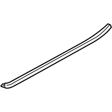 Hyundai 82356-3S000-RY Weatherstrip-Front Door Trim Lower LH