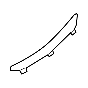 BMW 51-47-7-487-743 INSERT DOOR SILL, LEFT REAR