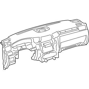 Lexus 55401-60421-C0 Pad Sub-Assembly, Instrument