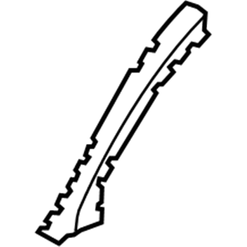 GM 96474346 Weatherstrip Pillar Reinforcement