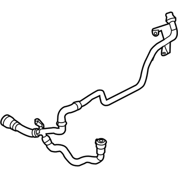 BMW 17-12-7-648-187 Line, Heating-Expansion Tank-Pump