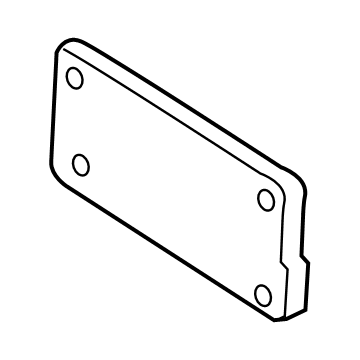 BMW 51-11-7-293-872 Licence Plate Base