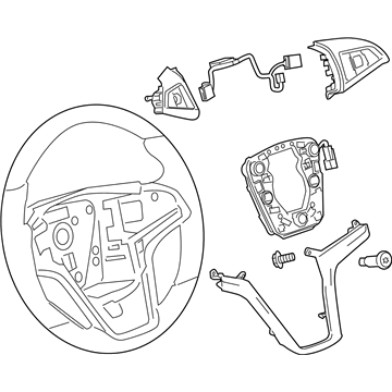 GM 13387038 Steering Wheel