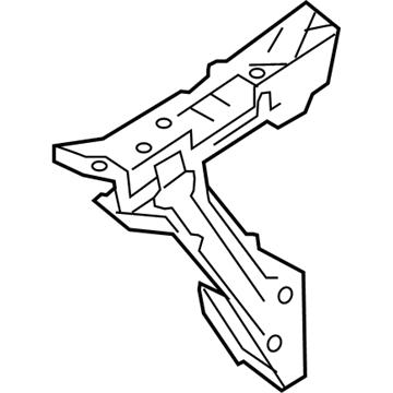 Nissan 64180-JF00A Reinforcement-Hoodledge, RH