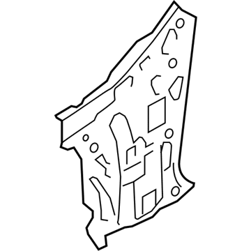 Nissan 64150-6AV0A Hoodledge-Upper, Rear RH