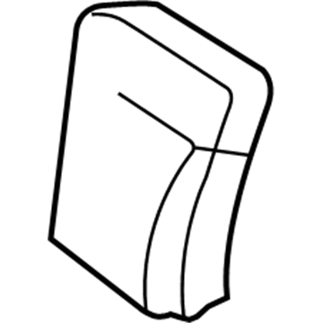 Lexus 71552-30740 Pad, Front Seat Back, LH(For Separate Type)
