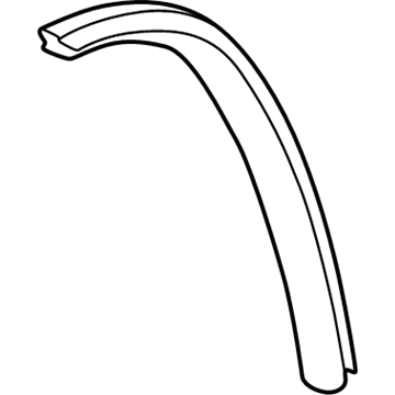 BMW 54-31-8-397-661 Left Rear Window Guide