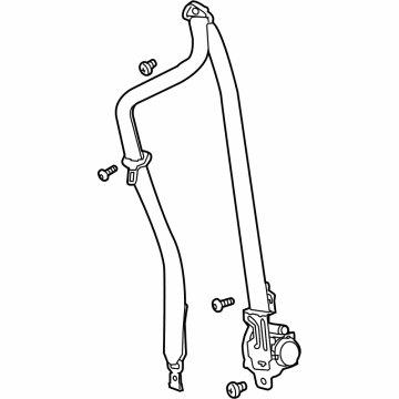 GM 42782739 Belt & Retractor