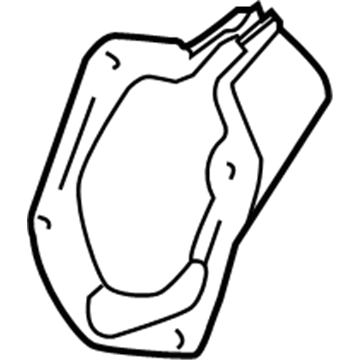 Lexus 45253-35350 Cover, Steering Column Hole